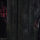 Seems like you’d want to be running away instead of dramatically posing mere feet from the bloody monster-man, but you do you, Dan Stevens.